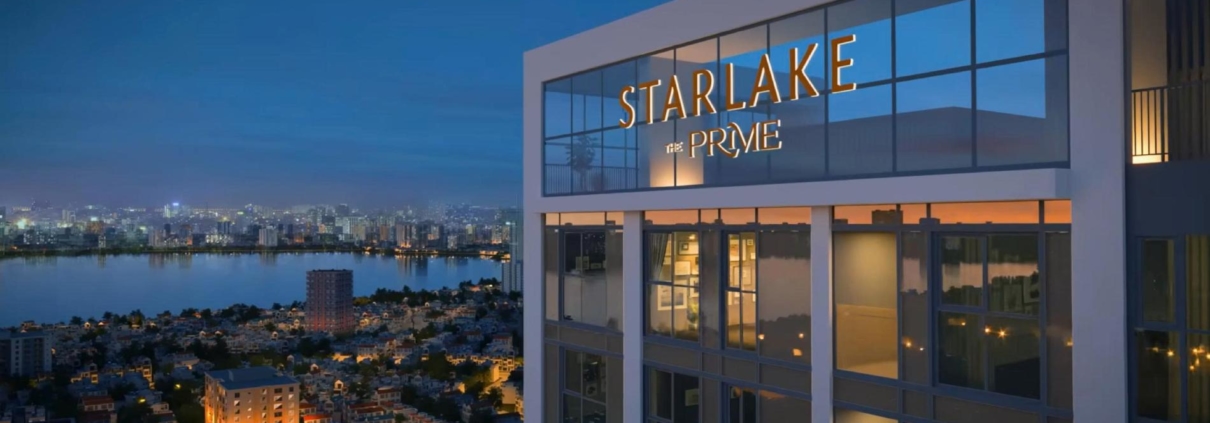Tầm view tuyệt đẹp từ căn hộ Starlake The Prime Tây Hồ Tây