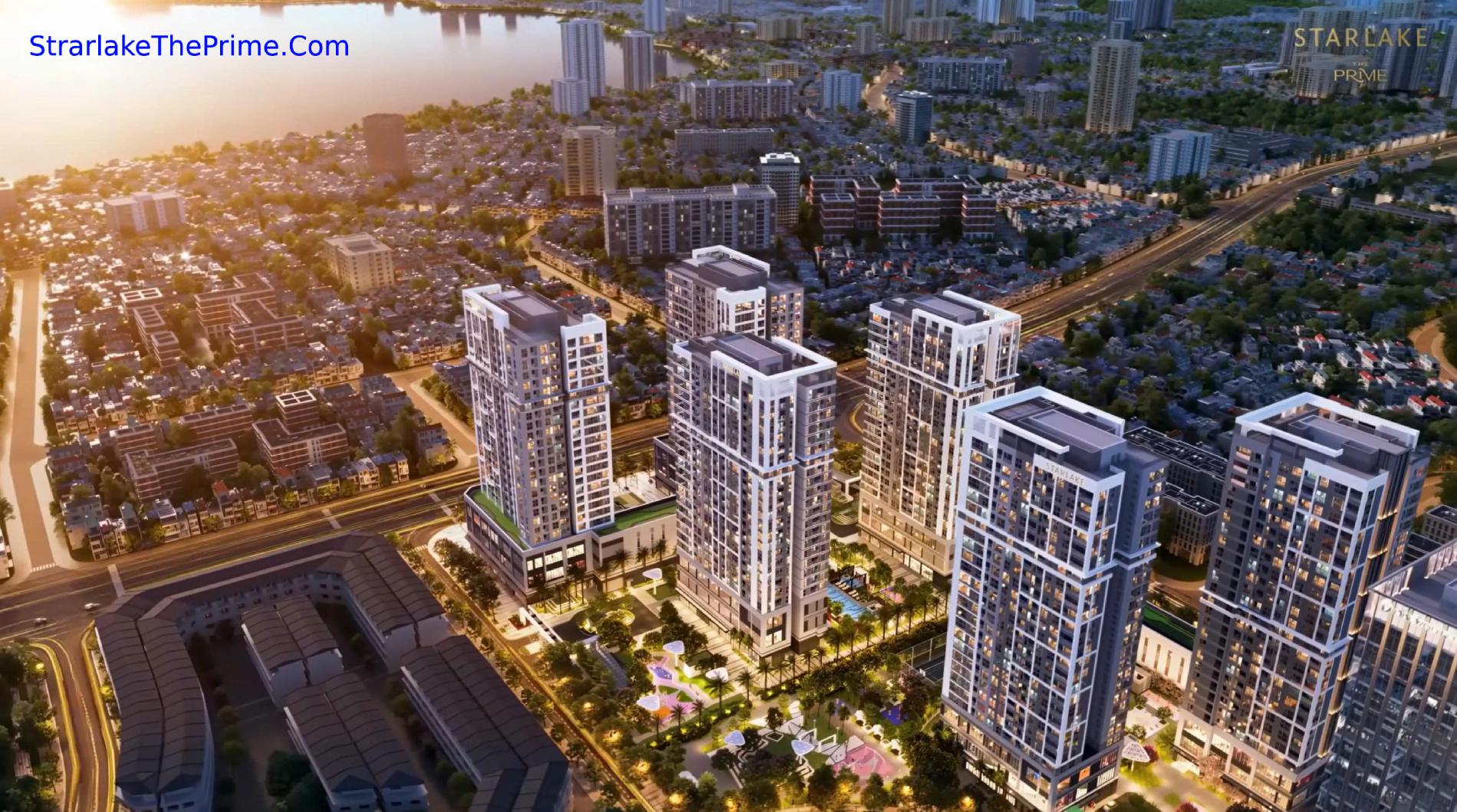 Phối cảnh dự án căn hộ chung cư K8 Starlake The Prime Tây Hồ Tây