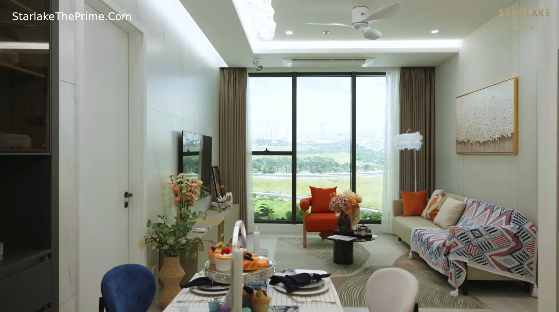 Căn hộ mẫu 2 ngủ chung cư K8 Starlake The Prime Tây Hồ Tây